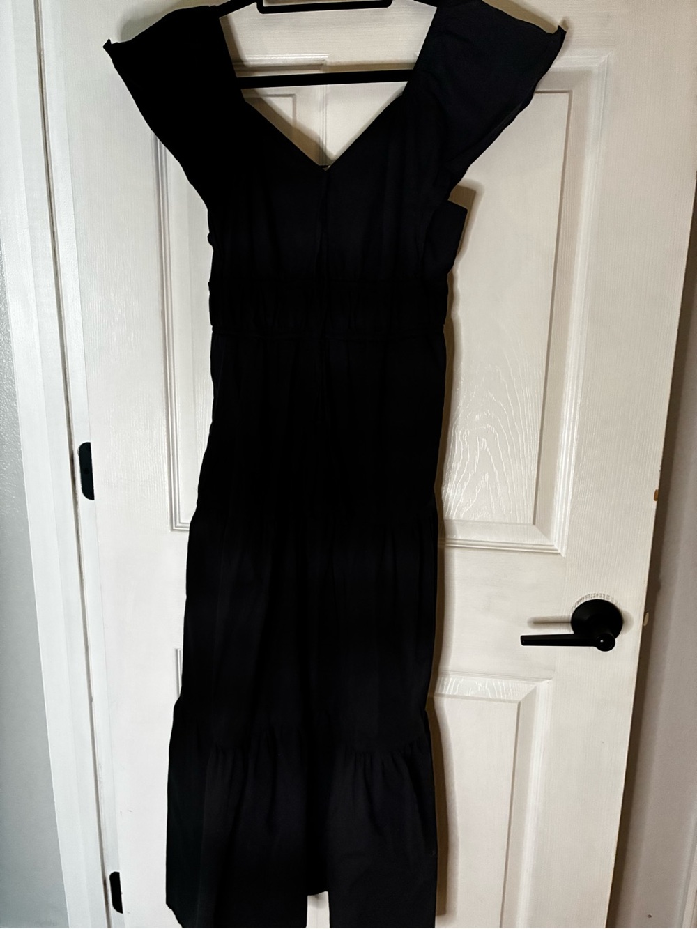 june & hudson Black Maxi Dress with V-Neck